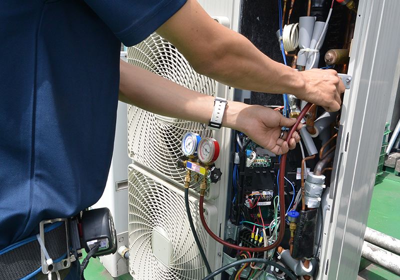 会社の大規模停電工事
