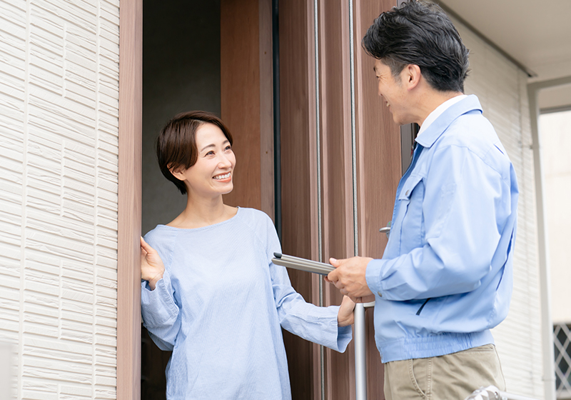 その日作業をする地域に到着